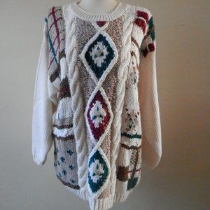 Vintage Jessica Stevens Bulky Knit Sweater